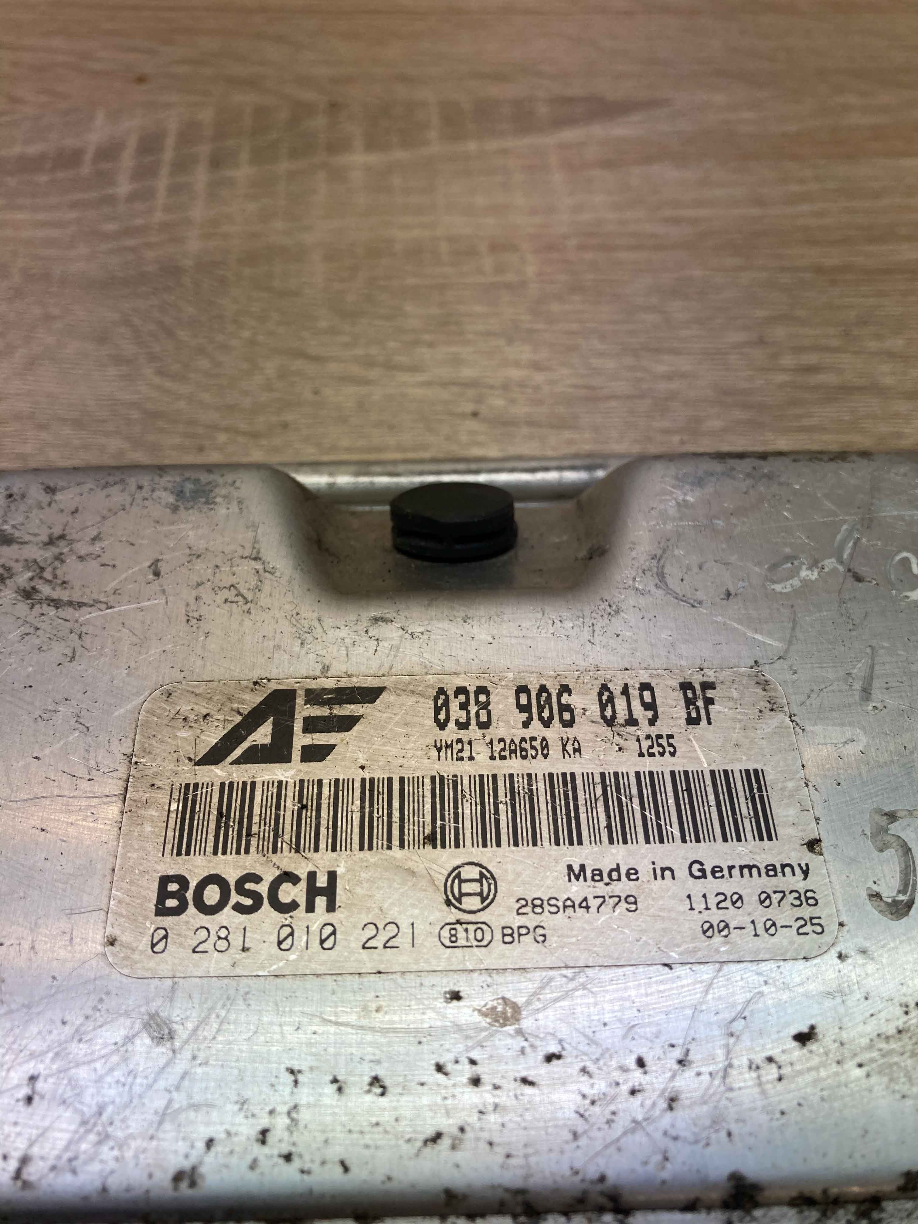 038906019BF 0281010221 Ford Motor ECU Engine Module Unit Bosch | eBay