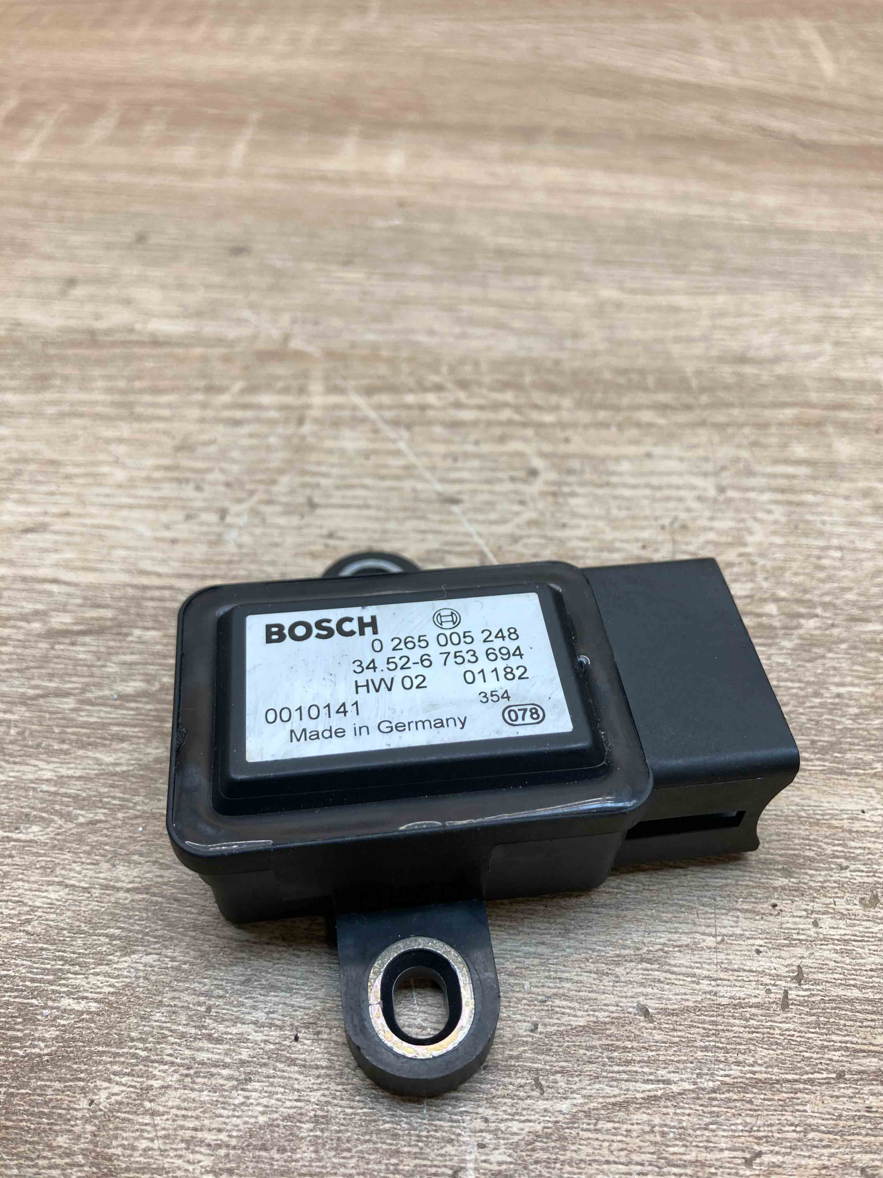 6753694 0265005248 BMW 3 5 7 Series X5 ESP YAW RATE SENSOR Bosch 